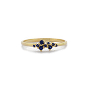 14K Gold Sapphire Baguette Ring